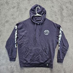 Mammoth Mountain Hoodie Pullover Men Size XL Navy Blue Hooded Sweatshirt